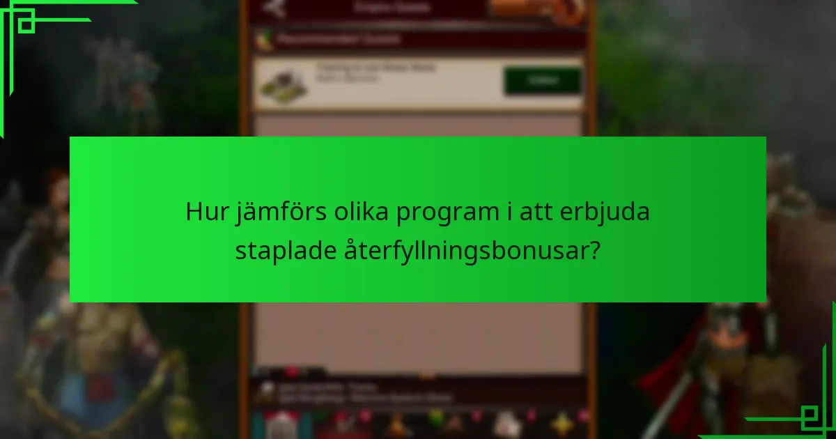Vilka är fördelarna med högre nivåer i återfyllningsbonusprogram?