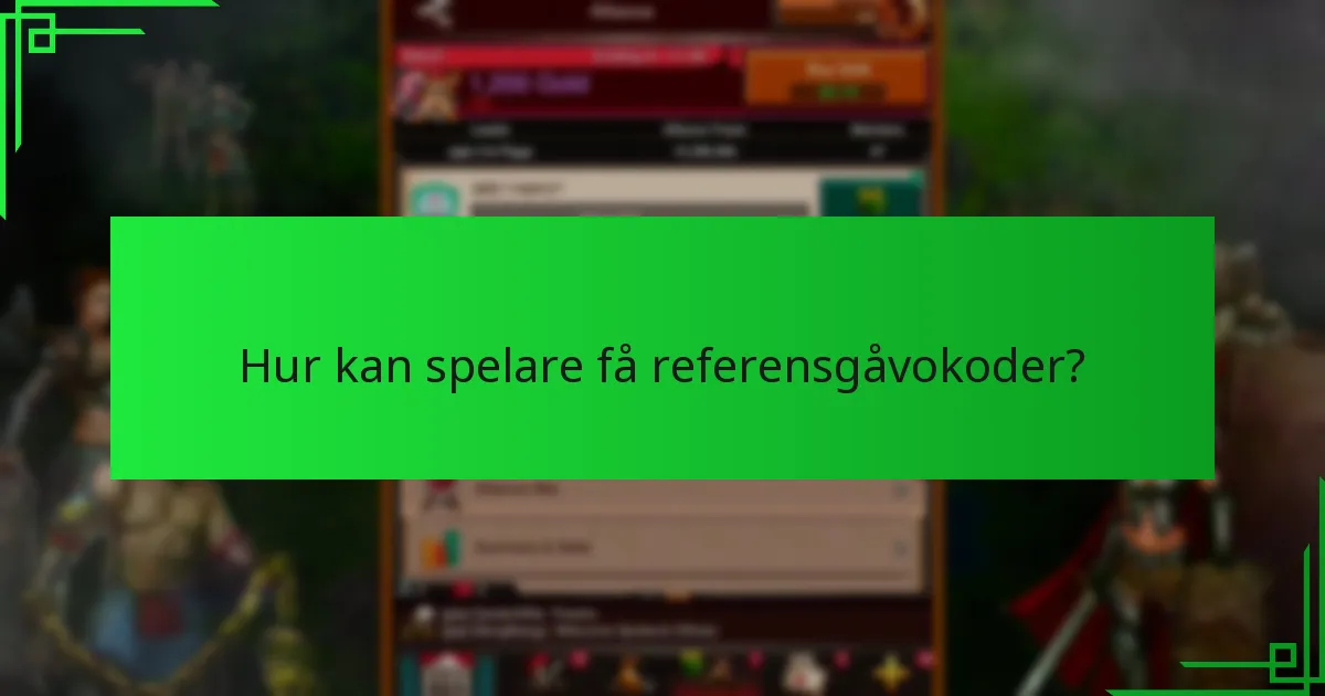 Hur löser man in referensgåvokoder i Game of War: Fire Age?