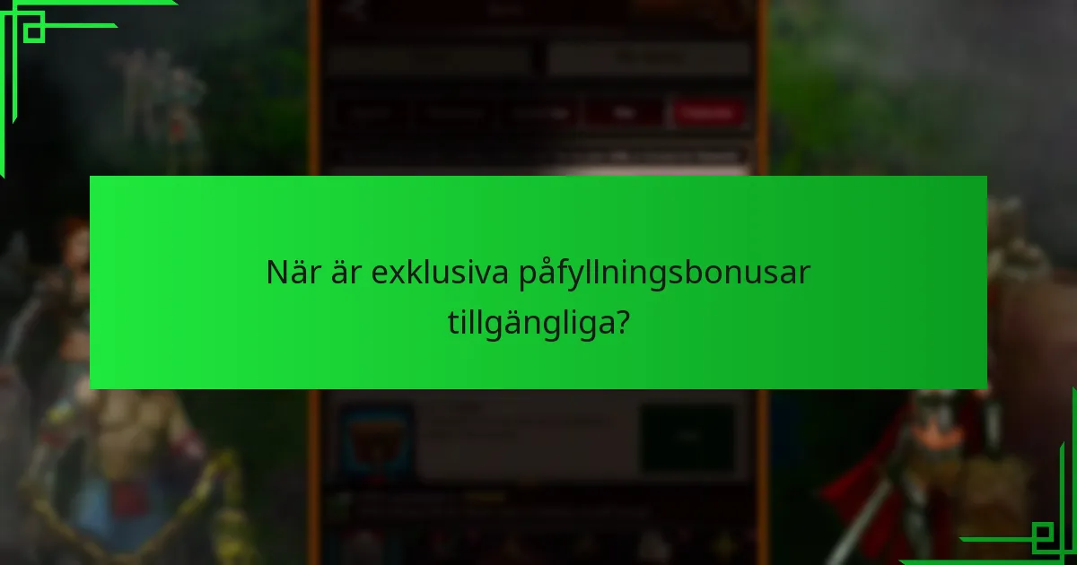 Hur jämför sig exklusiva påfyllningsbonusar med andra erbjudanden?