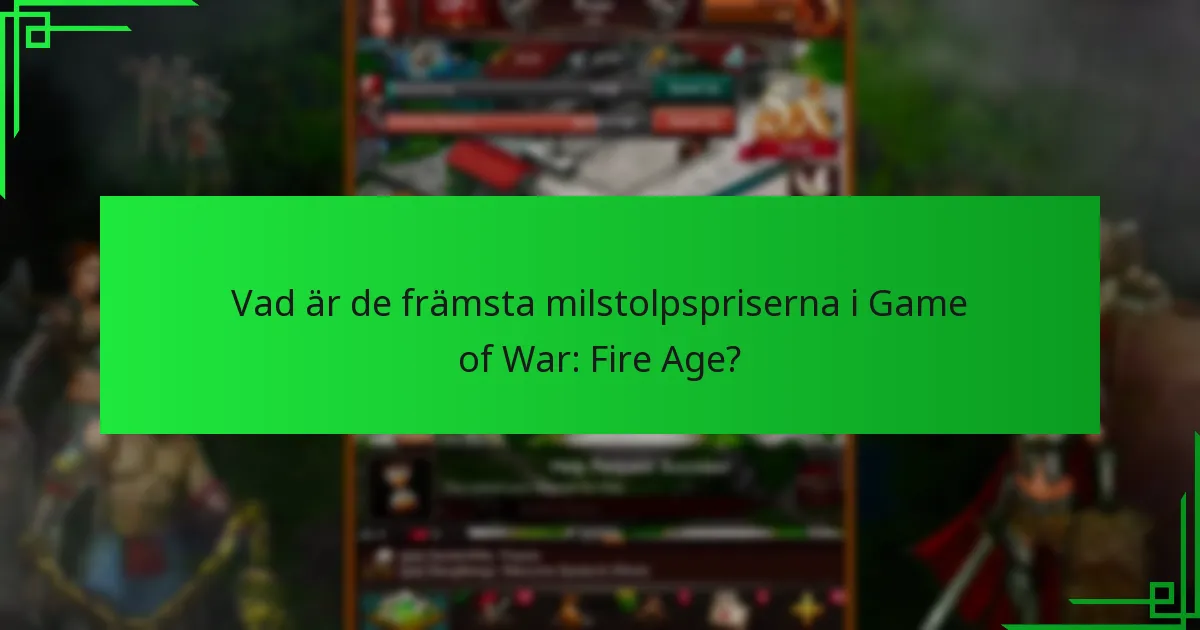 Hur jämför sig milstolpspriserna i Game of War med andra spel?