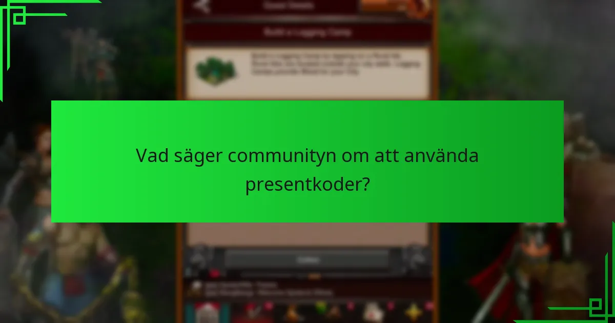 Vilka belöningar ger presentkoder i Game of War: Fire Age?